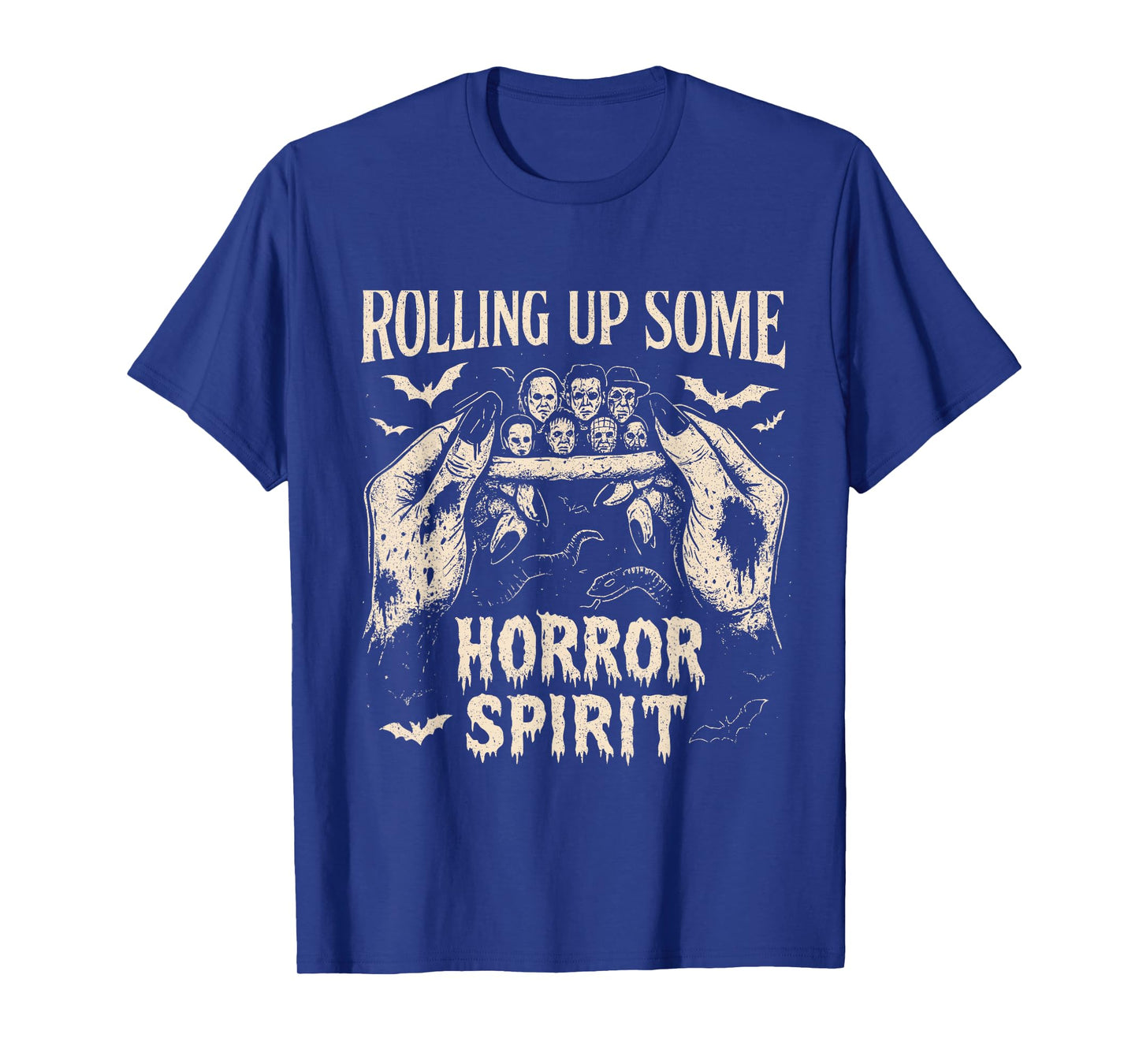 Retro Funny Rolling Up Some Horror Spirit Spooky Halloween T-Shirt