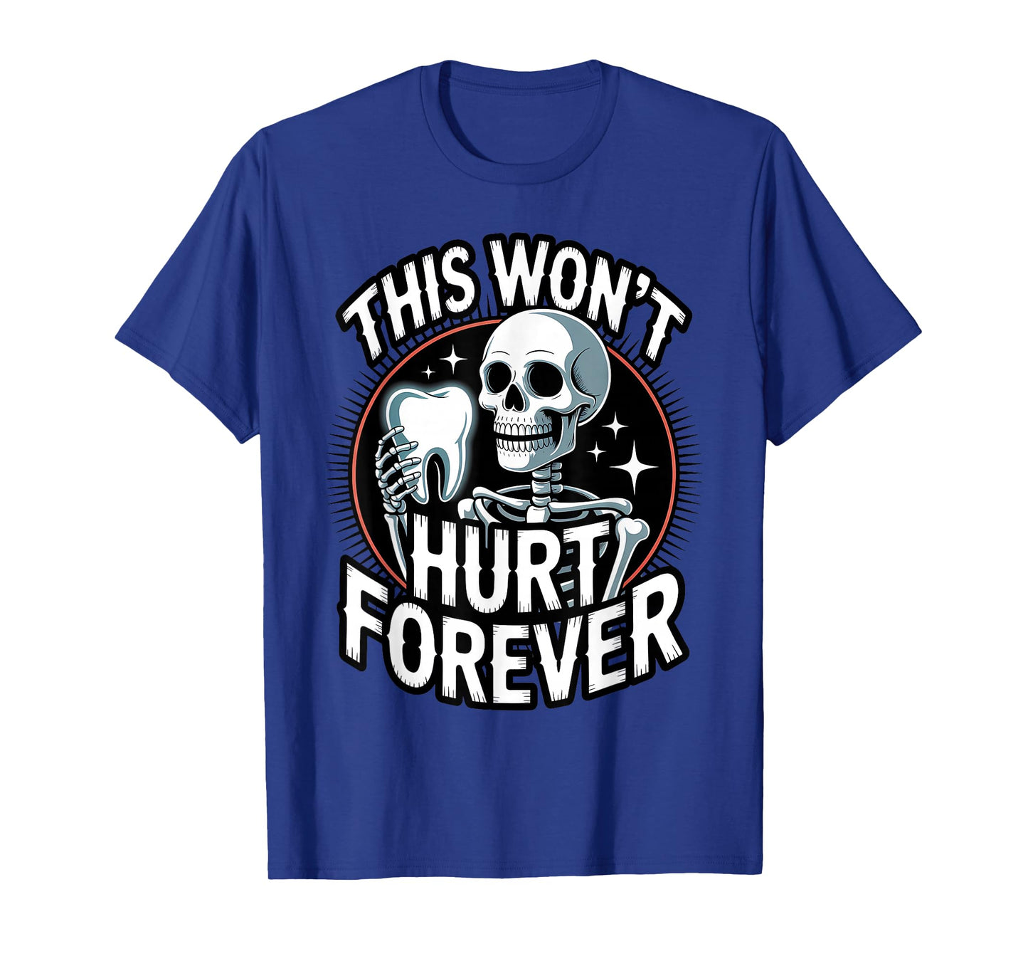 Skeleton Dentist Halloween Funny Spooky Dental T-Shirt