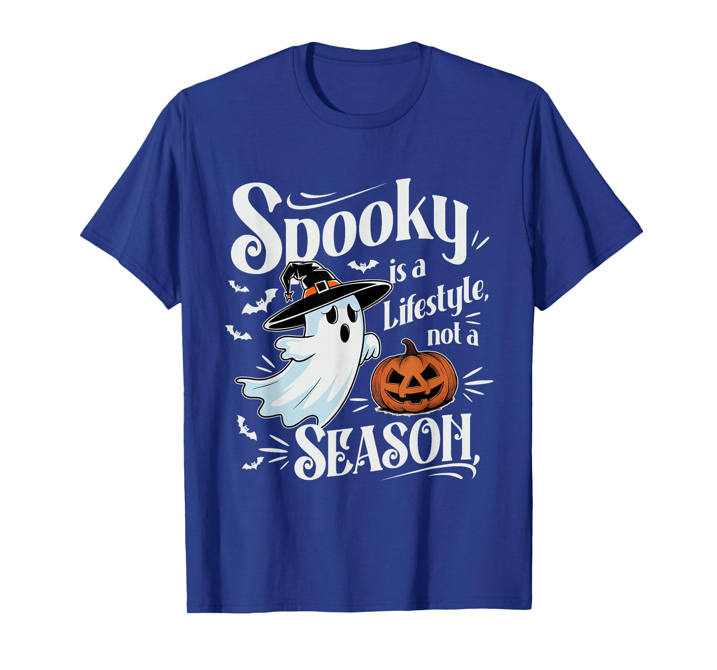 Spooky is a Lifestyle, Not a Season. Spooky Ghost Halloween T-Shirt