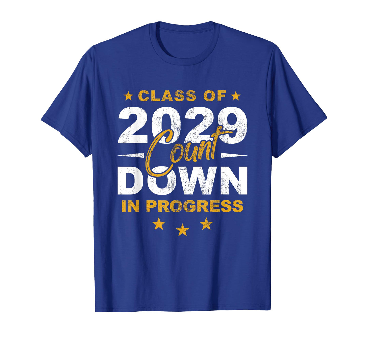Class Of 2029 Count Down Graduating Fun First Day 8th Grader T-Shirt