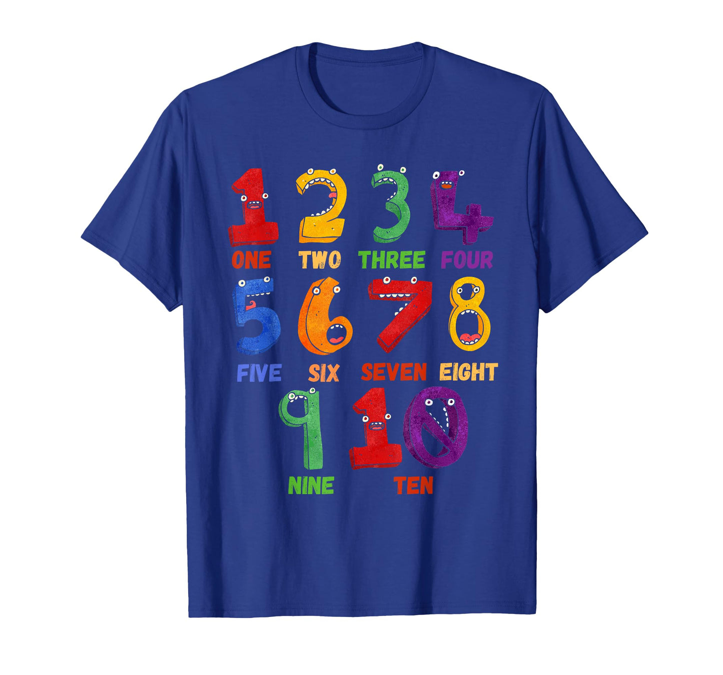 Learning Math Numbers Counting Funny Back to School Teacher T-Shirt for Men Women Girls Kids