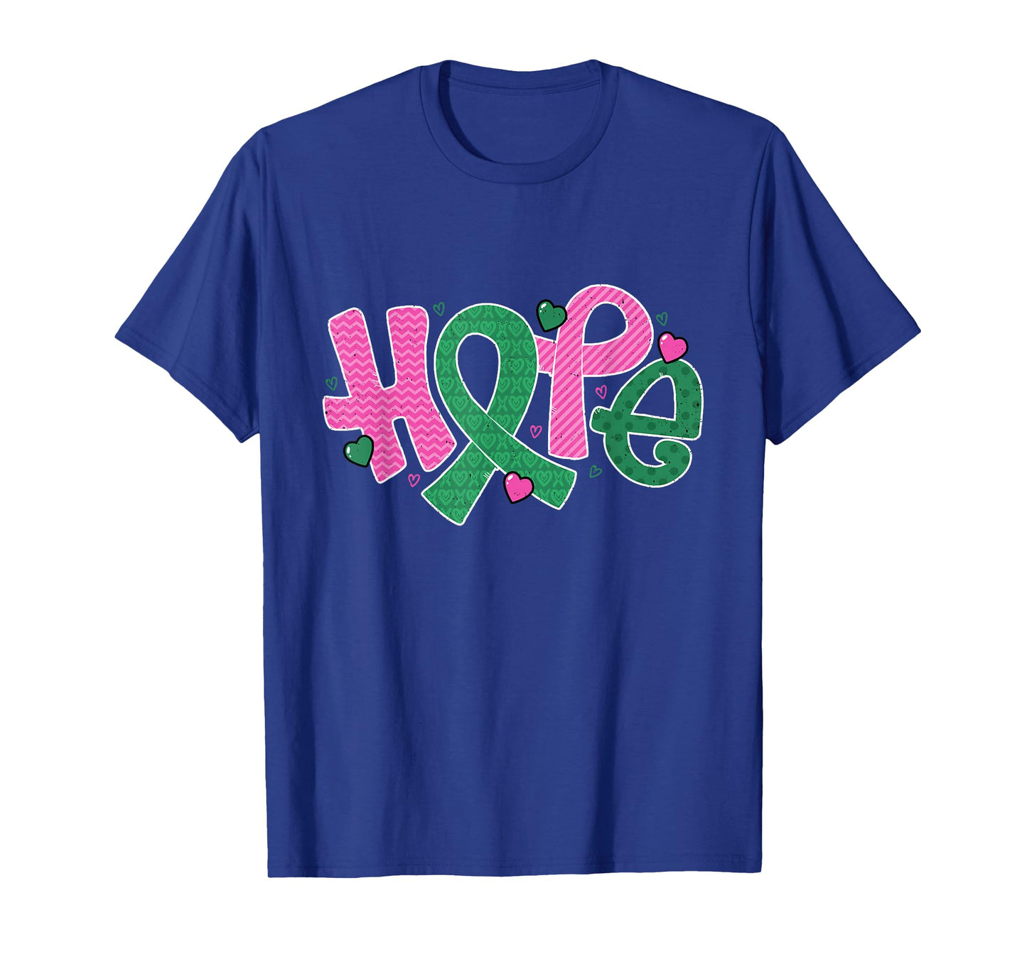 Liver and Breast Cancer Hope October Cancer Awareness Month T-Shirt