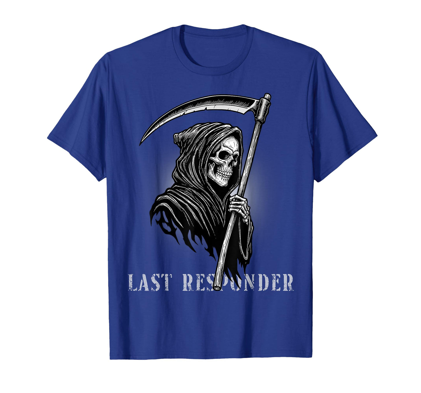 Last Responder Grim Reaper Distressed T-Shirt
