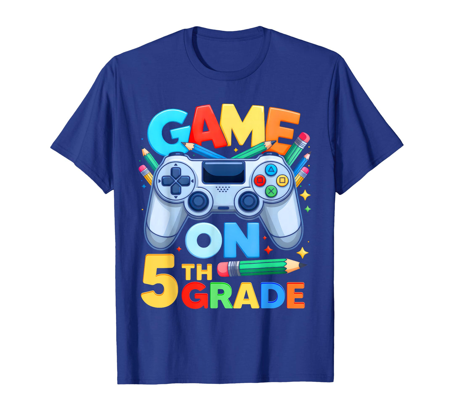 Game On 5th Grade Boys Kids Team Fifth Grade Back To School T-Shirt