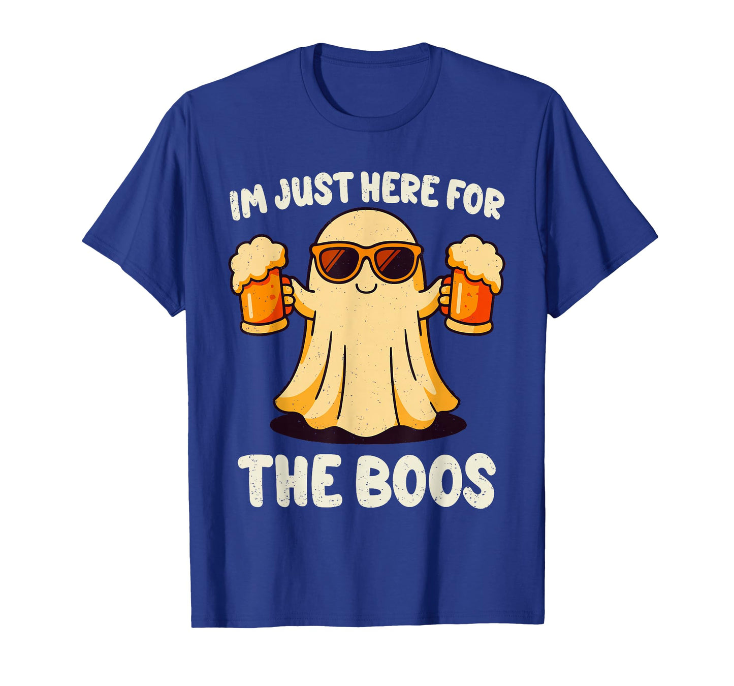 Im Just Here for The Boos Halloween Funny Ghost Men Women T-Shirt