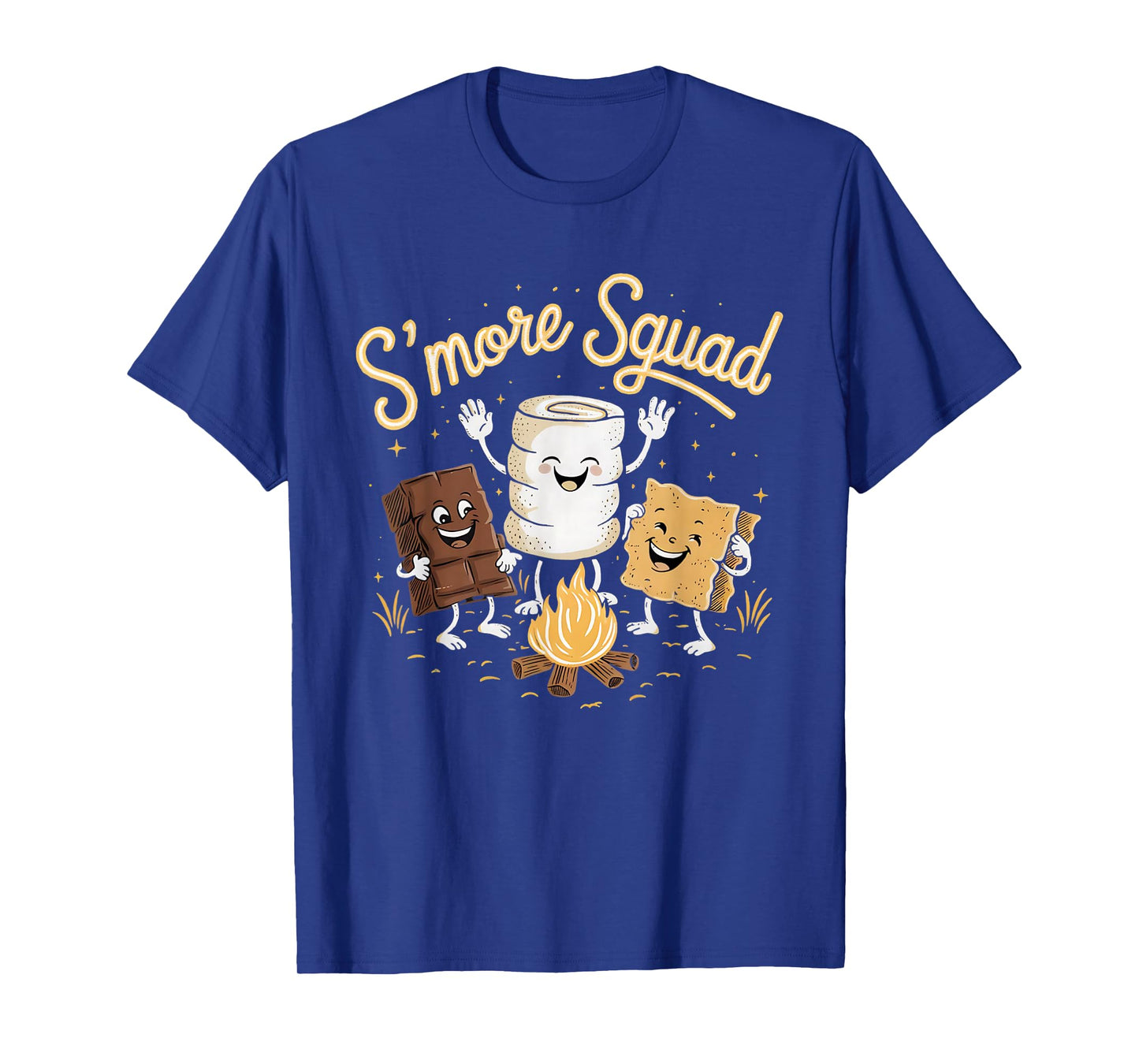Smore Squad Camping Campfire Chocolate Marshmallow S'mores T-Shirt