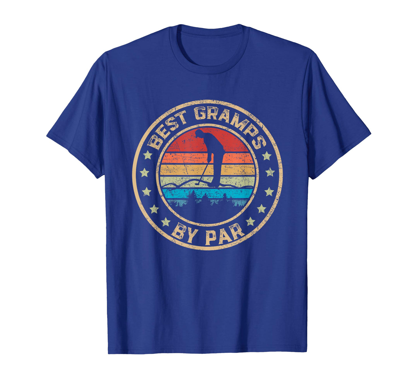 Best Gramps by Par Golf Lover for Men Funny Fathers Day T-Shirt