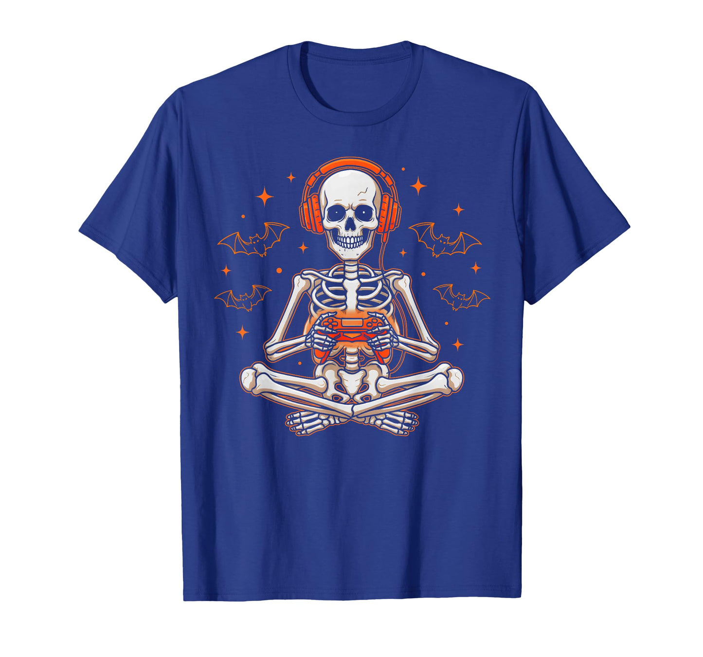 Funny Gaming Hallowen Skeleton Gamer Video Kids Boys T-Shirt