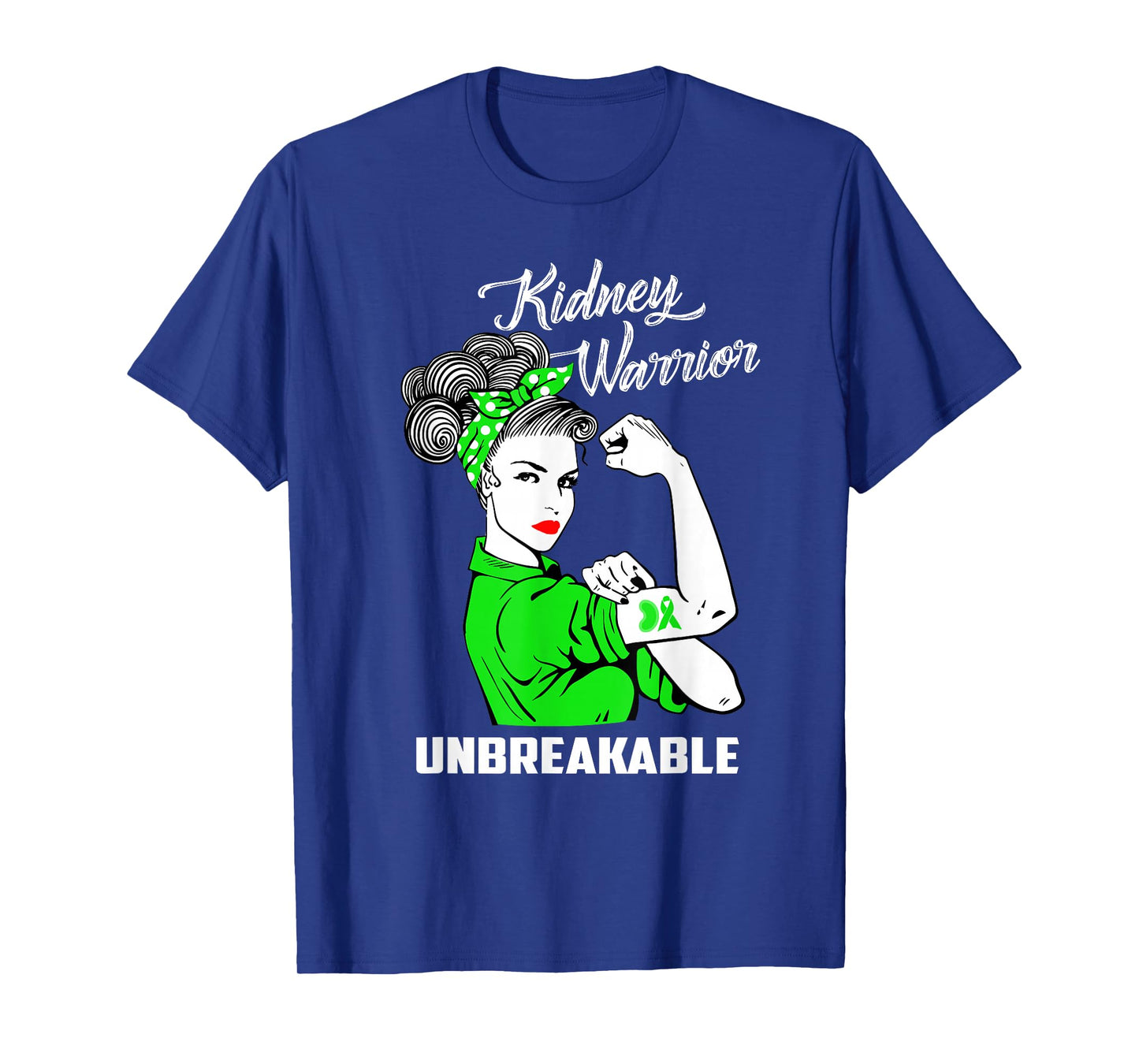 Kidney Warrior Unbreakable T-Shirt Kidney Awareness Gift T-Shirt