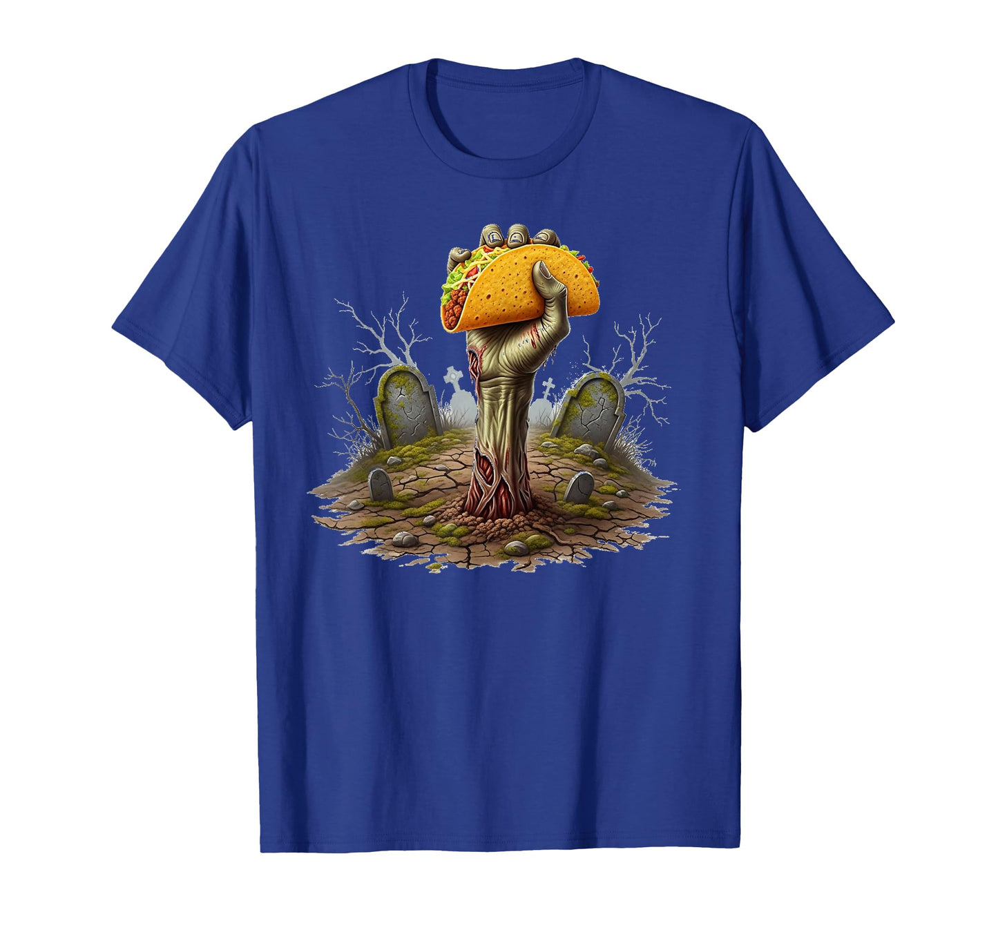 Zombies Hand Holding a Taco T-Shirt