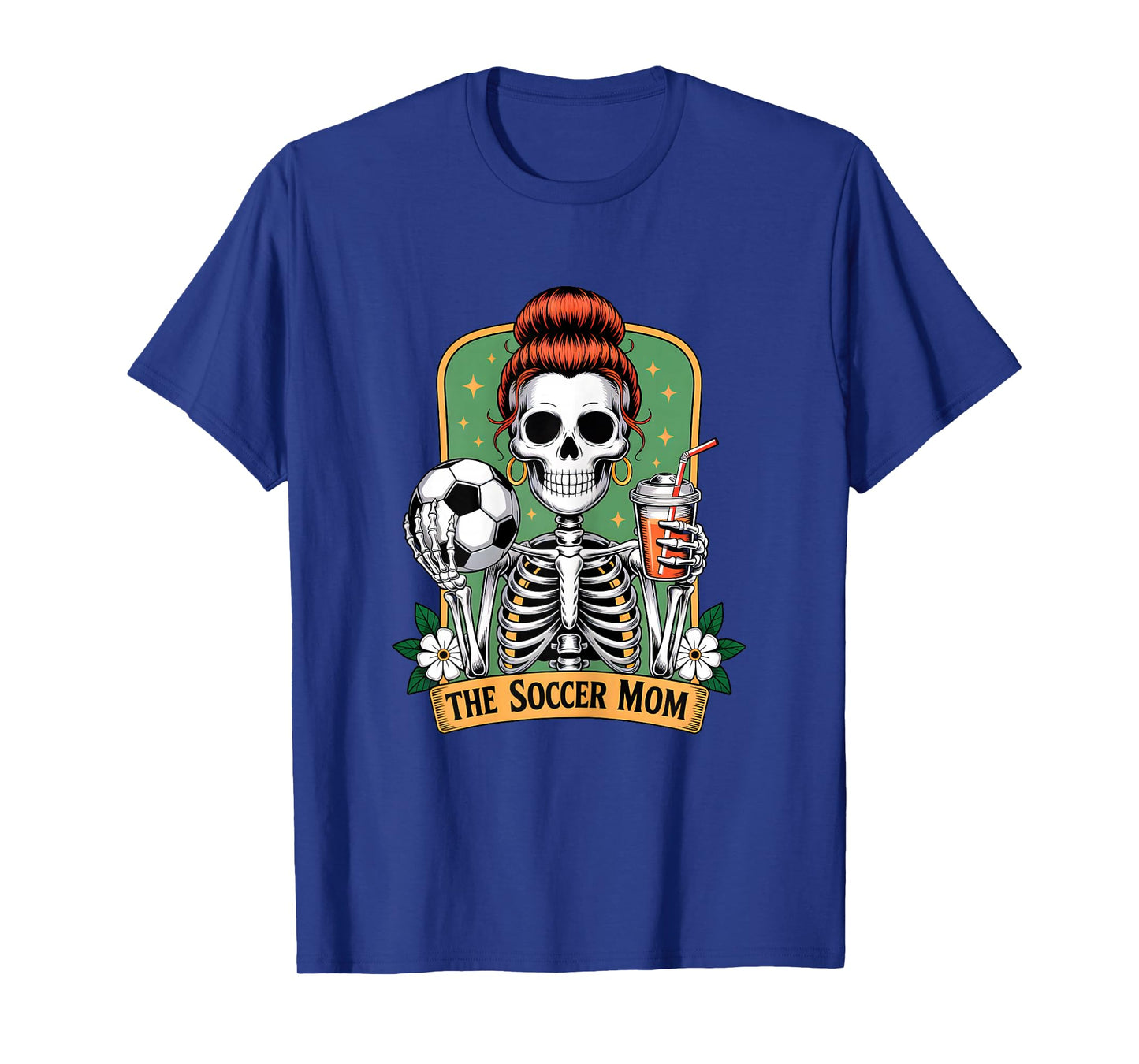 The Soccer Mom Tarot Card Skeleton Game Day Proud Moms T-Shirt