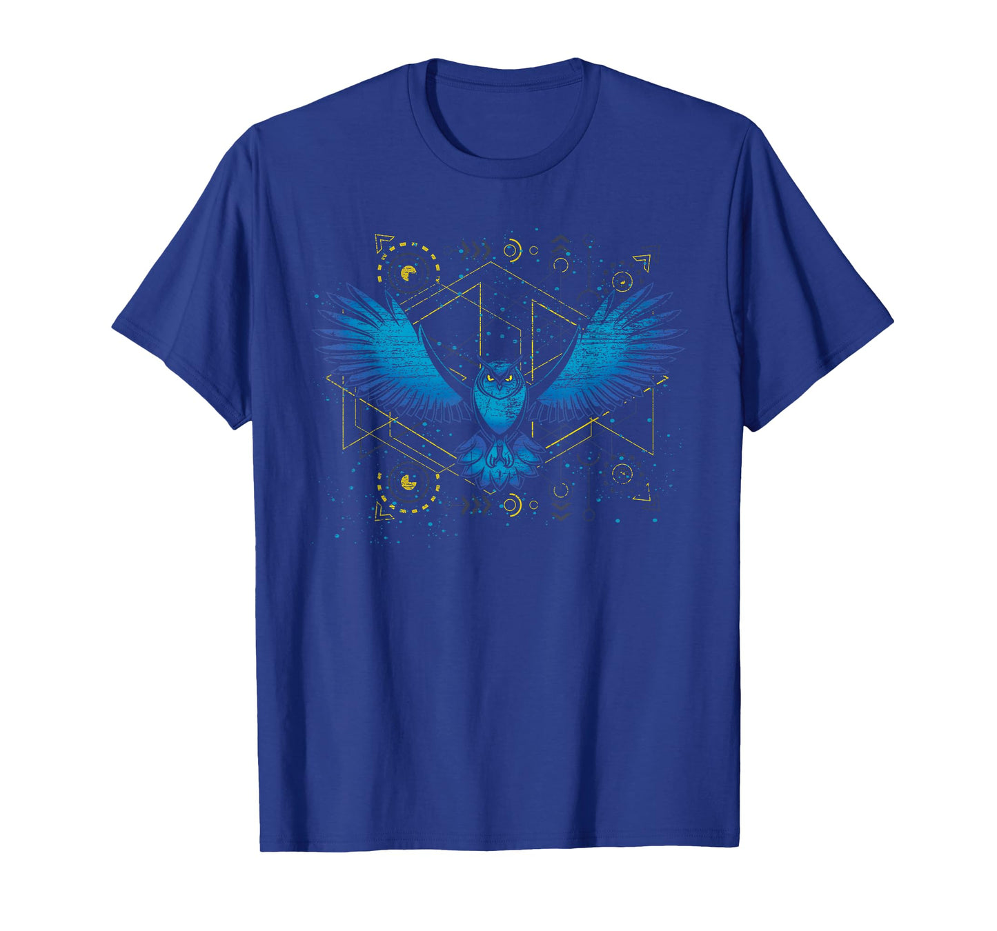 Flying Bird Wise Animal Wildlife Forest Nature Owl T-Shirt