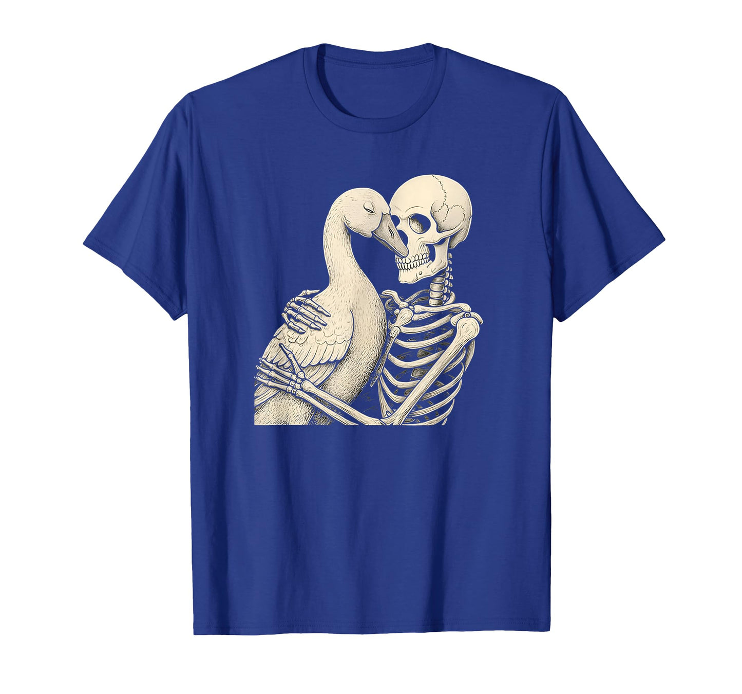 Skeleton Goose Halloween Spooky Aesthetic T-Shirt