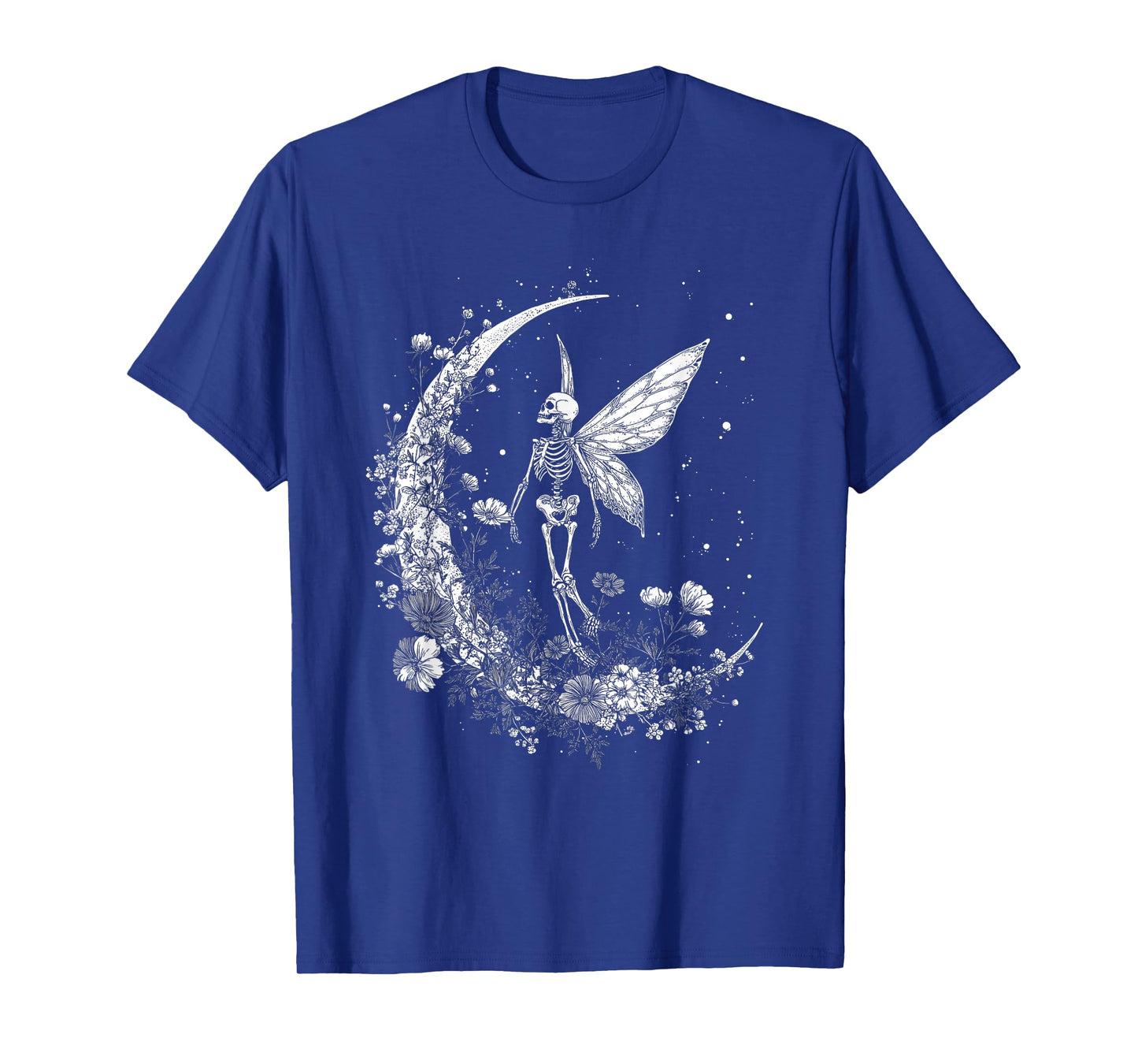 Cute Fairycore Floral Skeleton Aesthetic T-Shirt