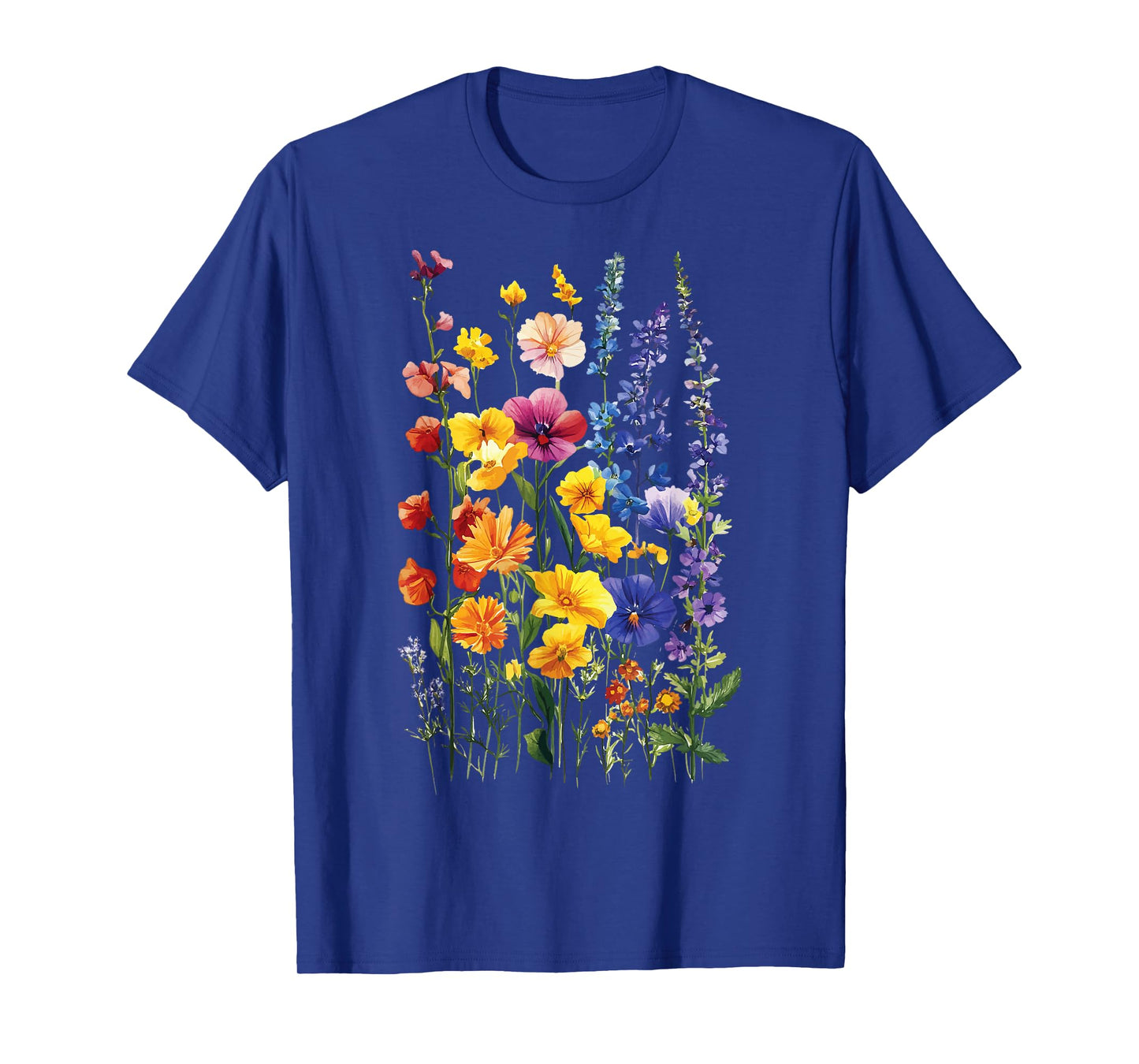 Wildflowers Floral Colorful Flowers T-Shirt