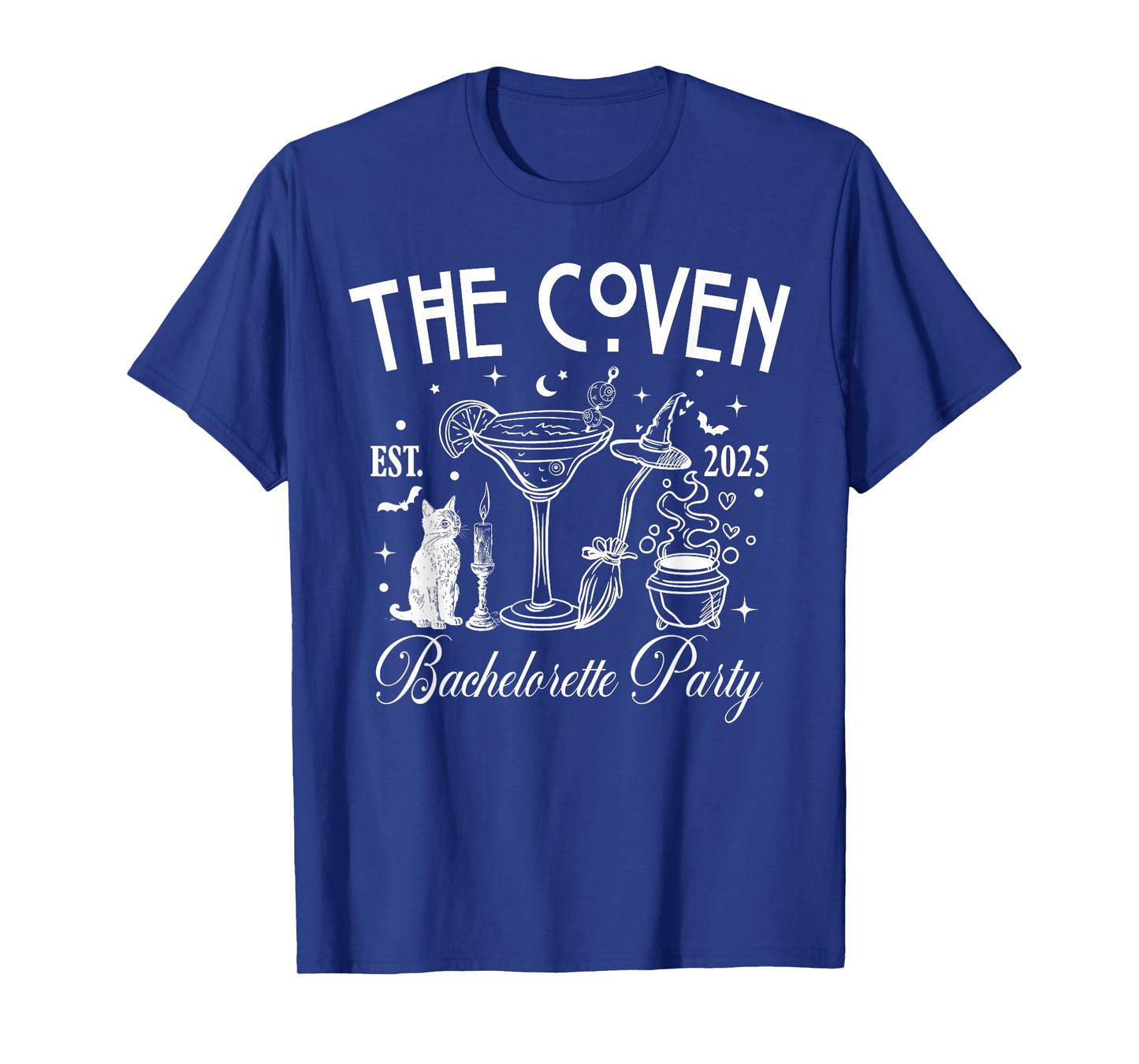 The Coven Est. 2025 Gothic Skeleton Bachelorette Party T-Shirt