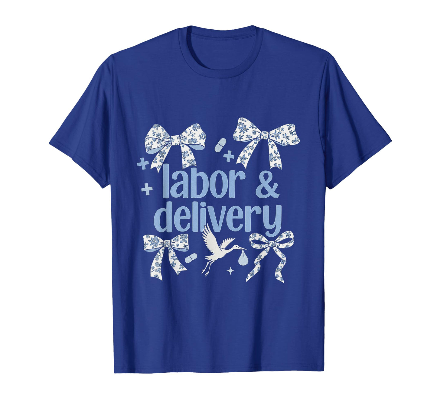 Labor & Delivery Nurse Coquette Baby Bow L&D Midwives T-Shirt