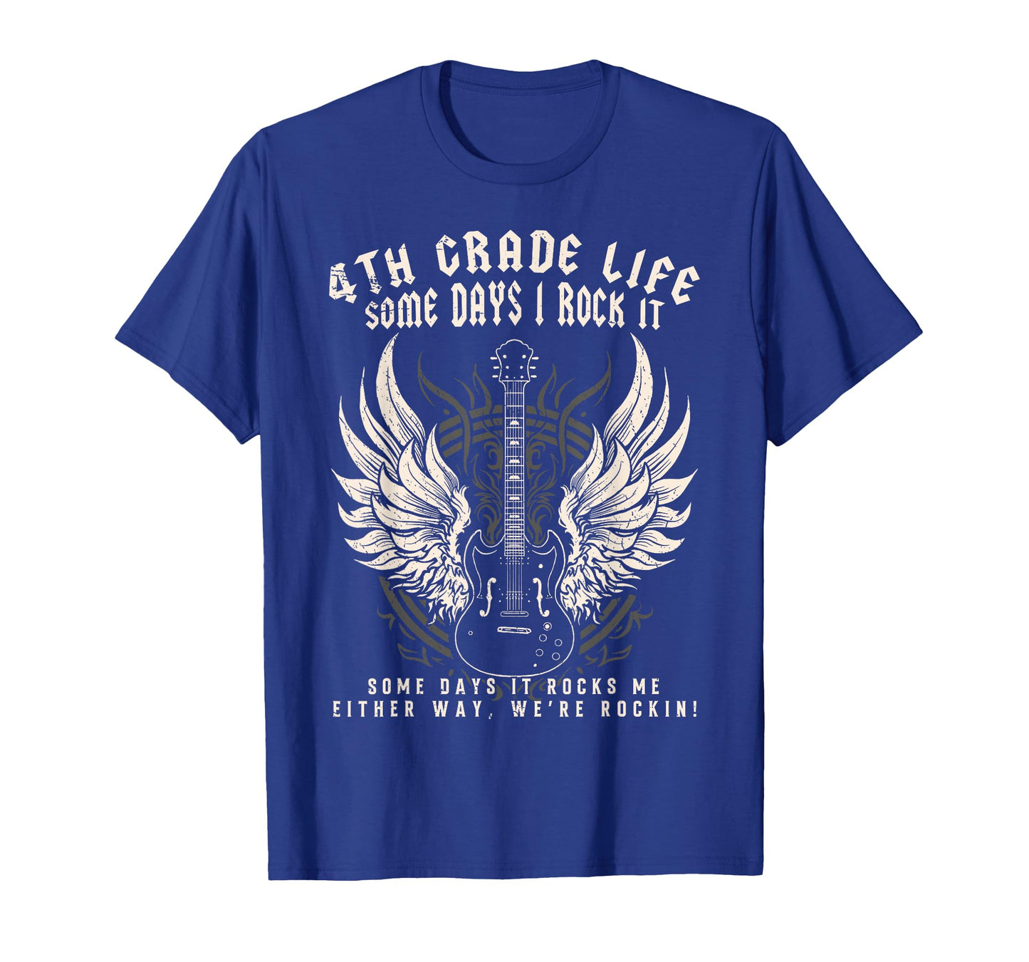4th Grade Teacher Some Days I Rock It Middle School Teacher Men Women Kids T-Shirt