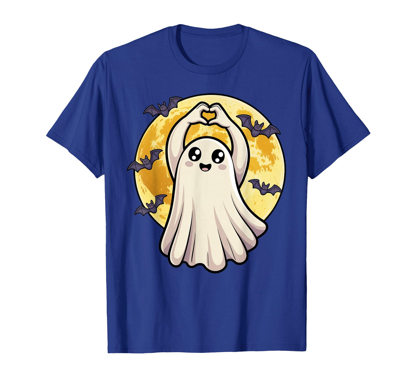 Halloween Shirts Cool Teen Boys Kids Men Halloween Boo Heart T-Shirt
