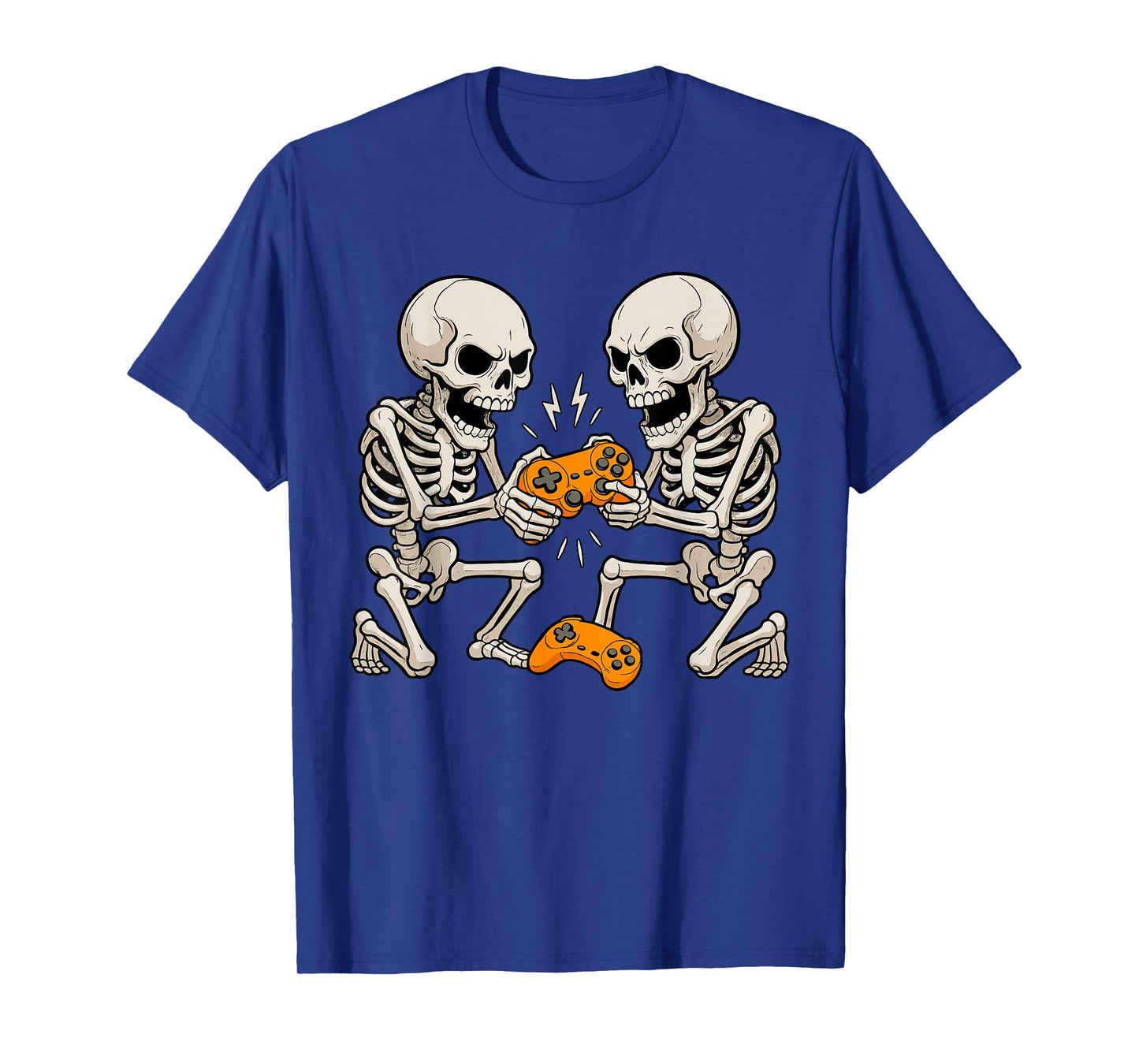 Halloween Skeleton Gamer Video Gaming Funny Skeleton Gaming T-Shirt
