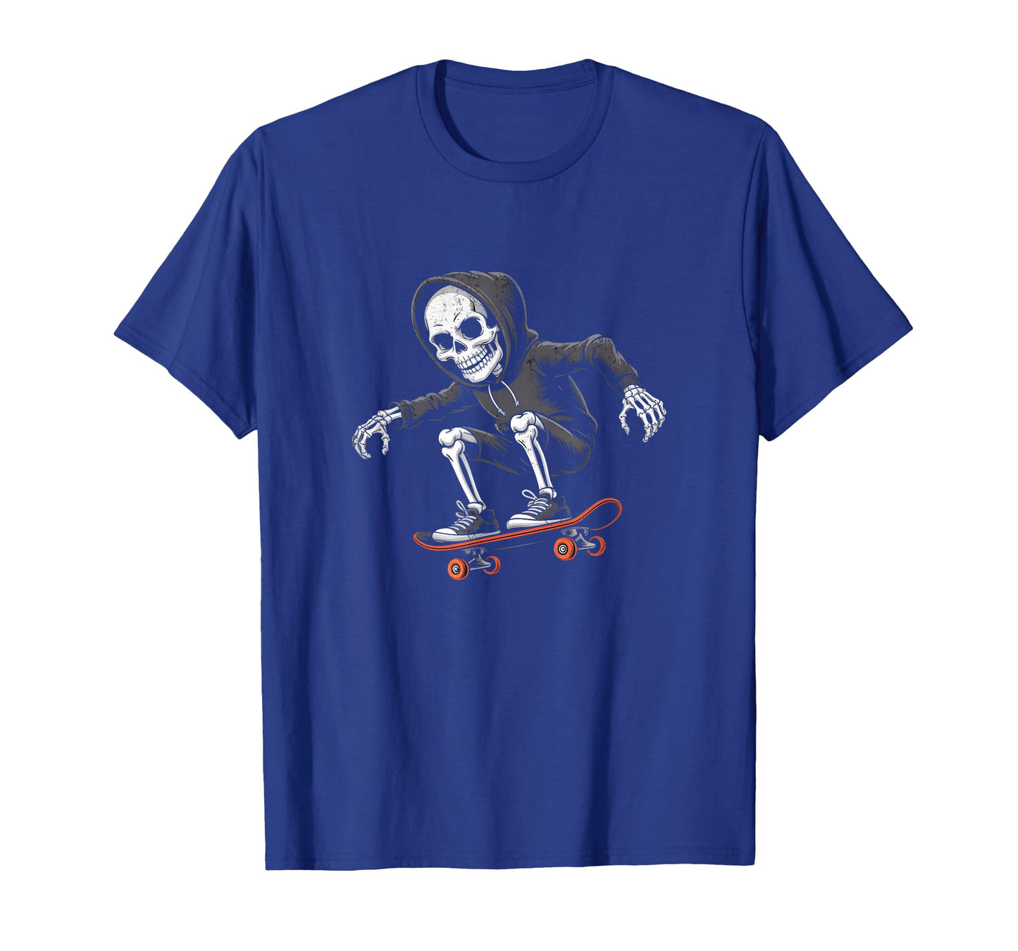 Skeleton Skateboard Halloween T-Shirt