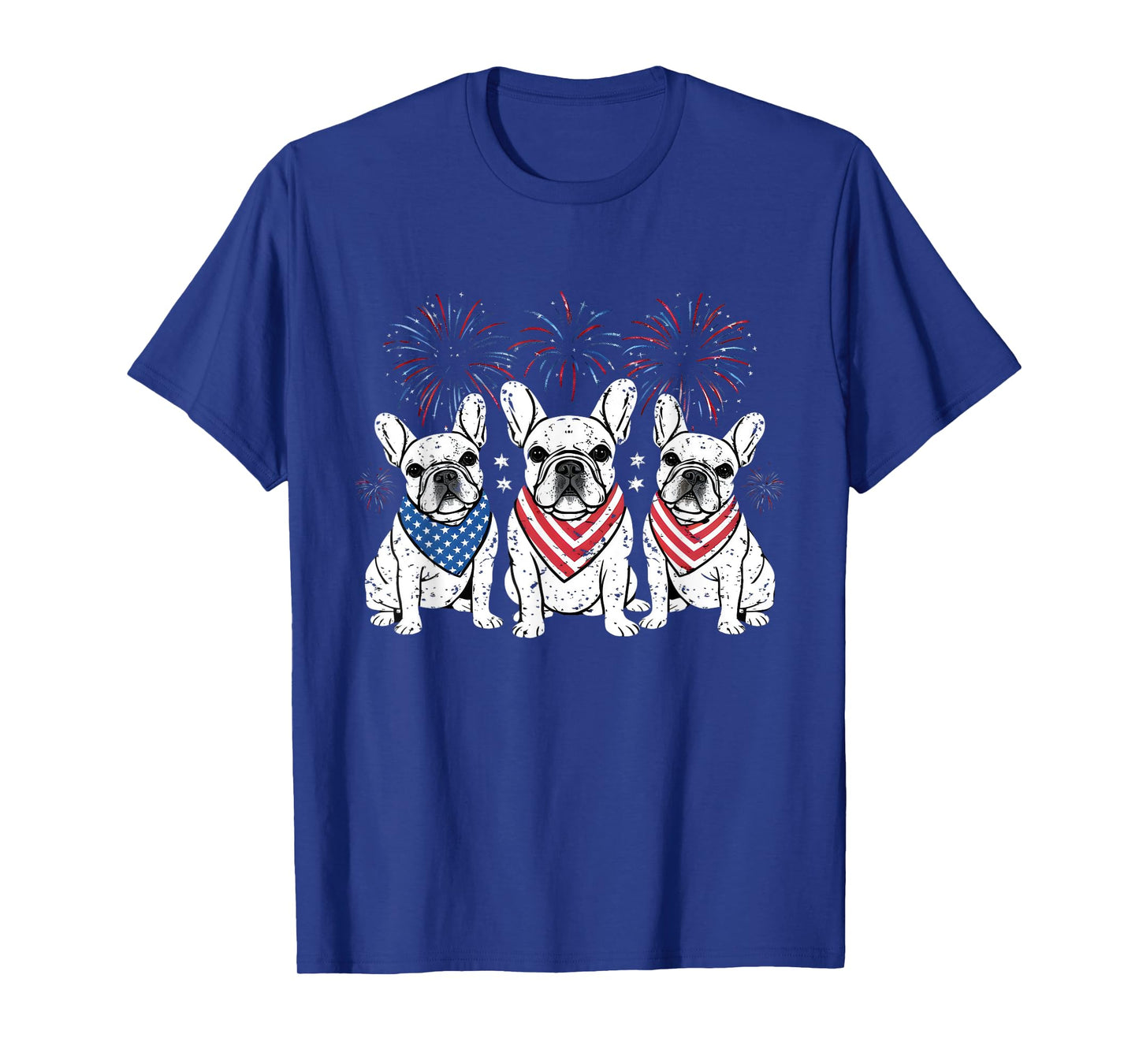 French Bulldog American Flag 4th Of July Independence Day T-Shirt