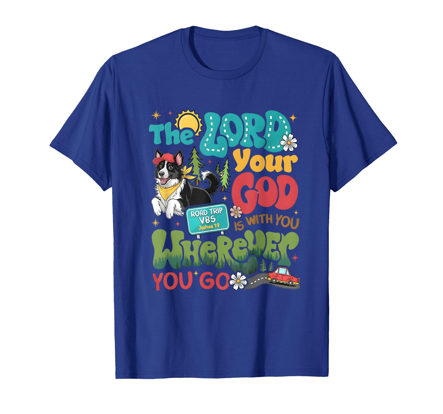 VBS 2025 Road Trip On The Go With God Kids Youth T-Shirt