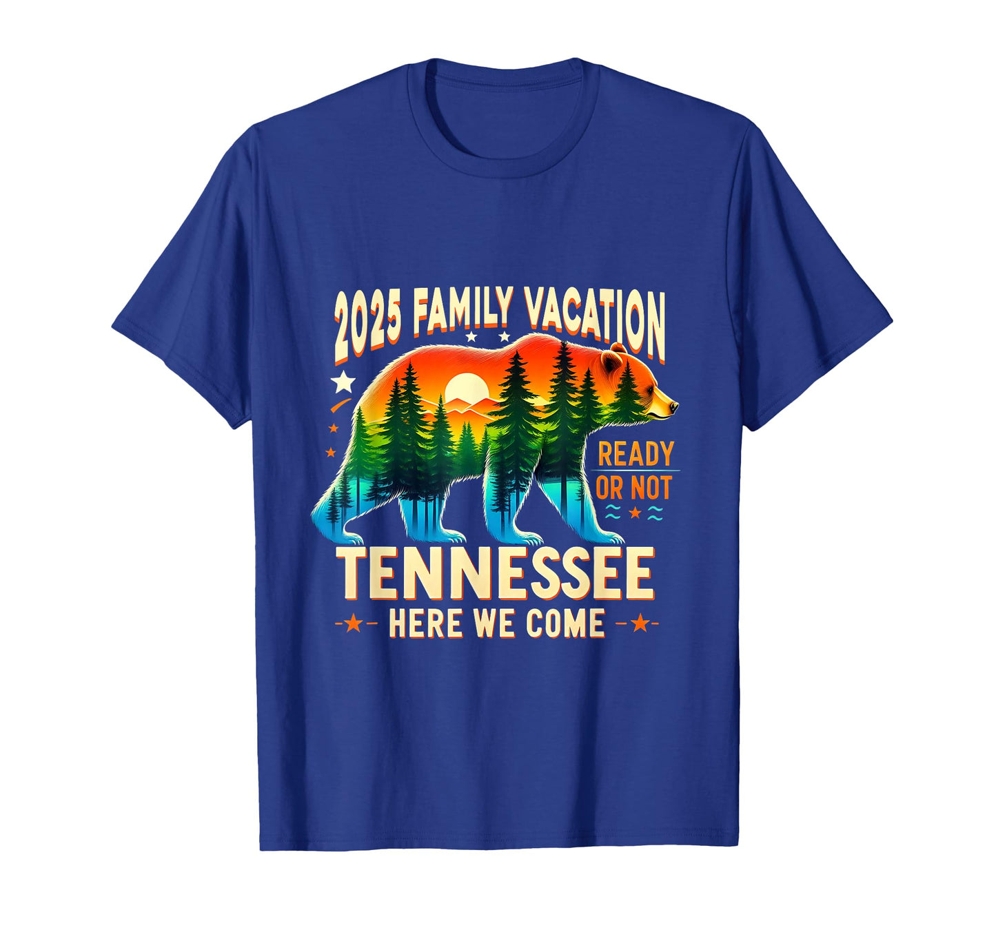 Great Smoky Mountains Tennessee Family Vacation 2025 Trip T-Shirt
