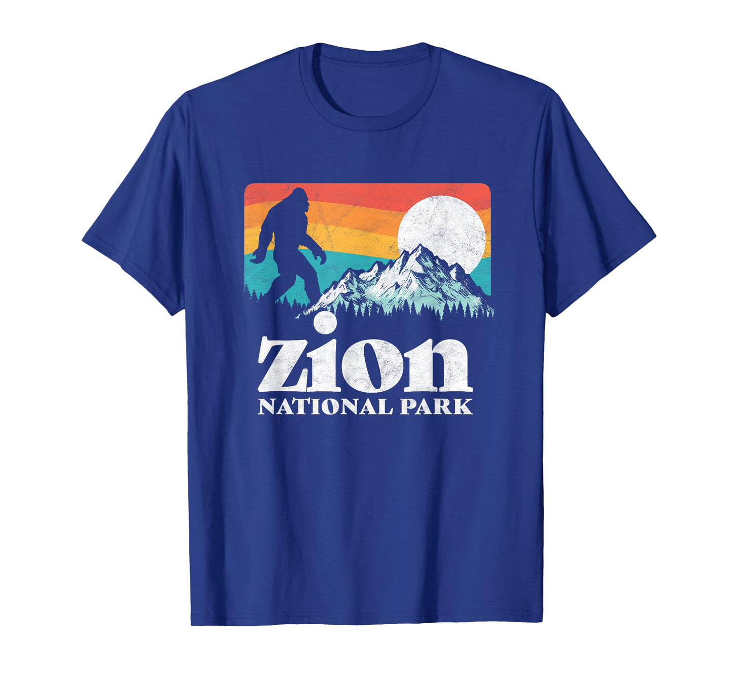 Zion National Park Utah Bigfoot Mountains T-Shirt