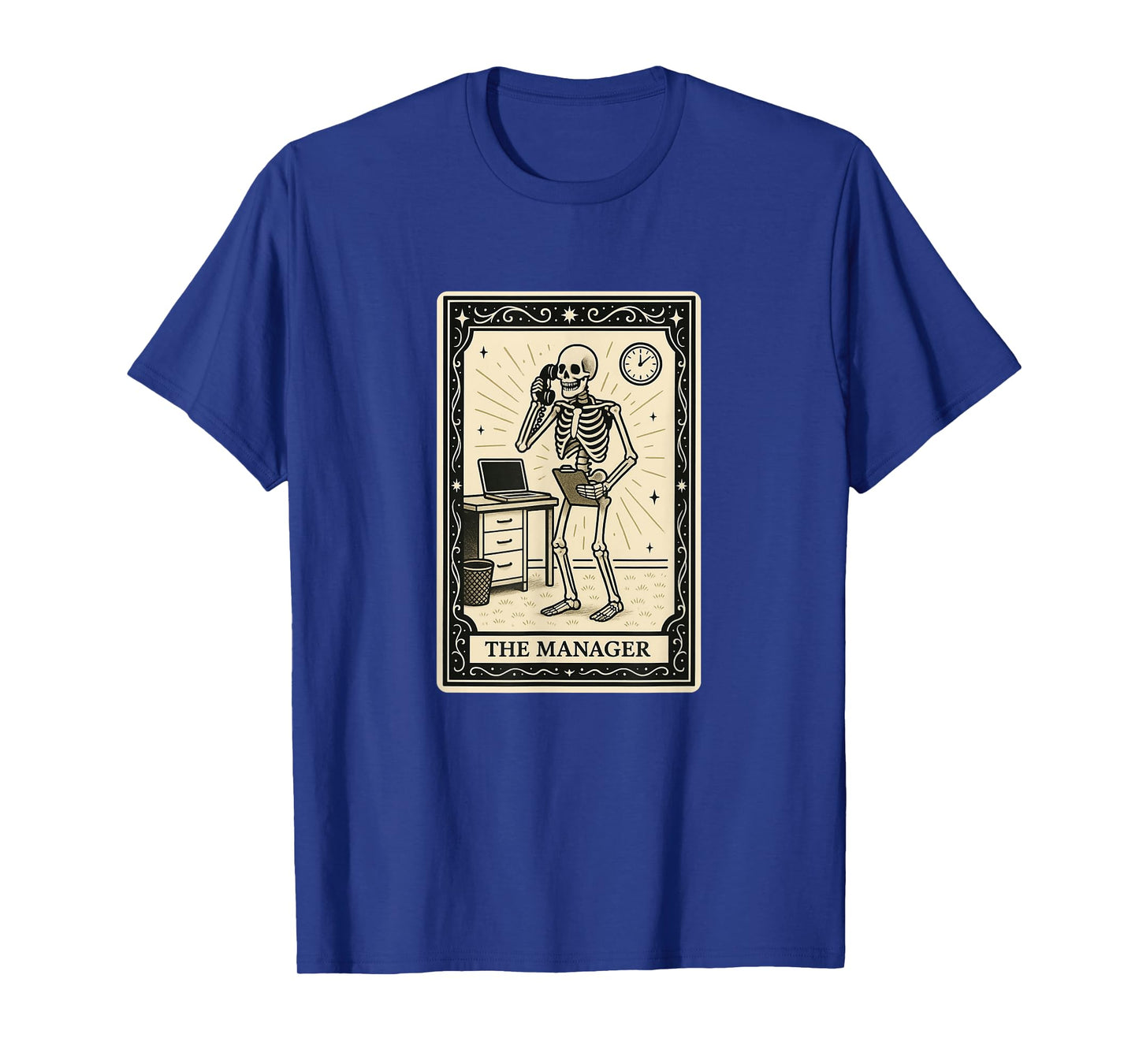 The Manager Tarot Card - Spooky Gothic Management Boss Work T-Shirt