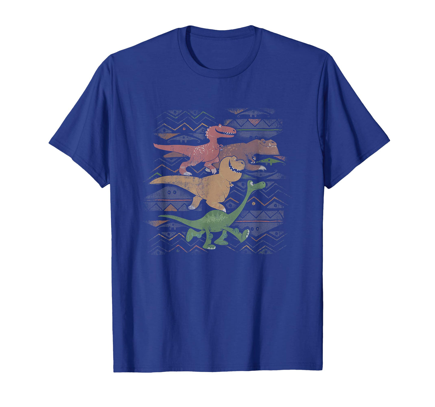 Disney Pixar The Good Dinosaur Dino Retro Cave Painting Logo T-Shirt