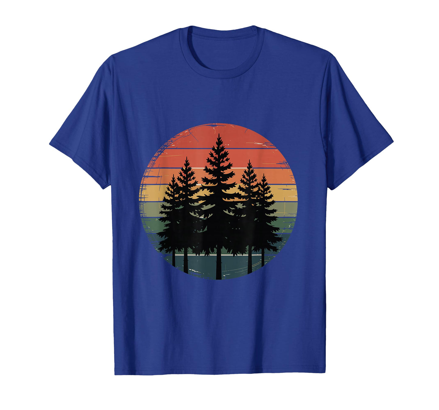 Mens Graphic Tees Vintage Real Tree Retro Forest Nature T-Shirt
