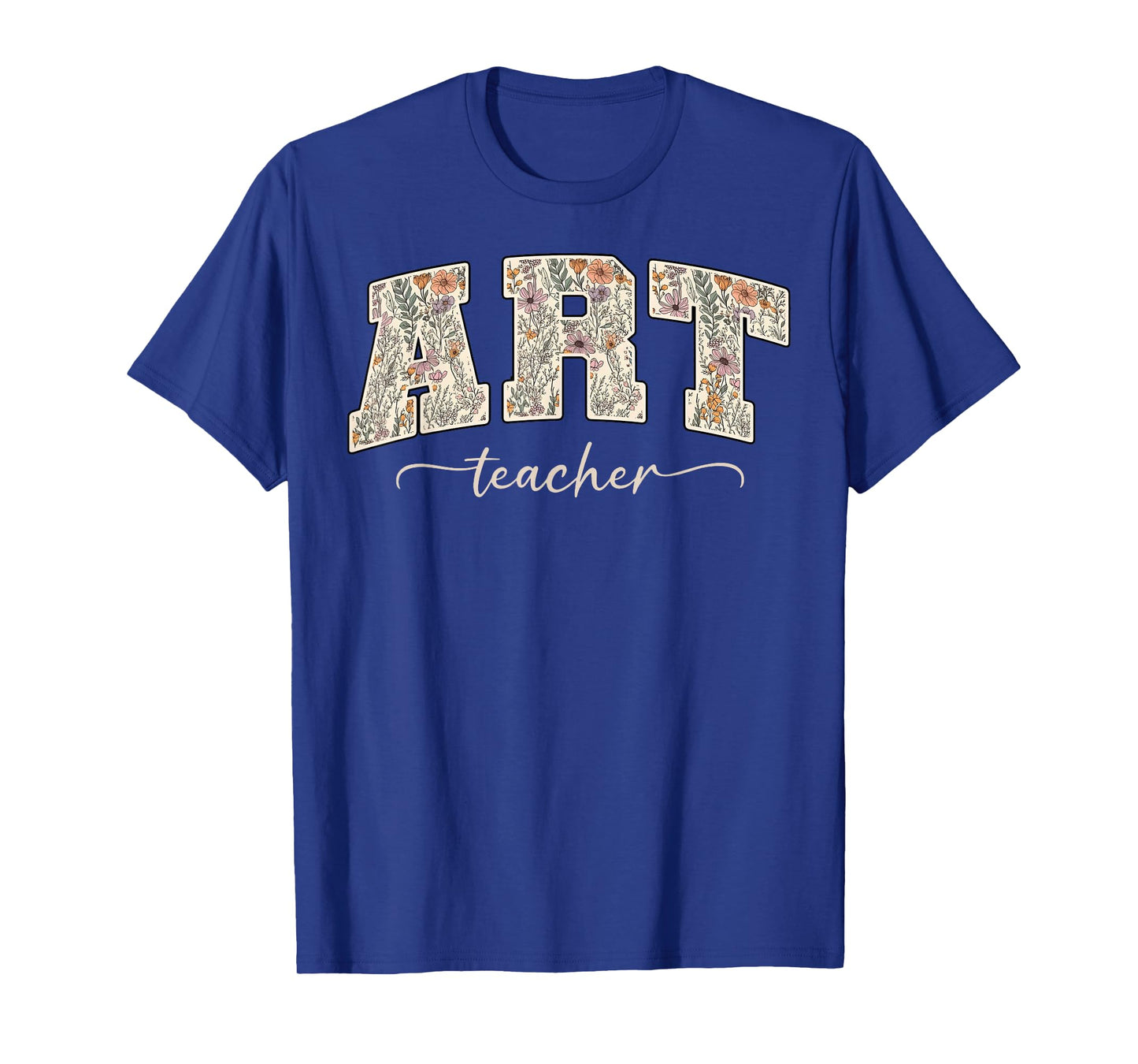 Art Teacher Floral Artist Wildflower Painter Teacher T-Shirt