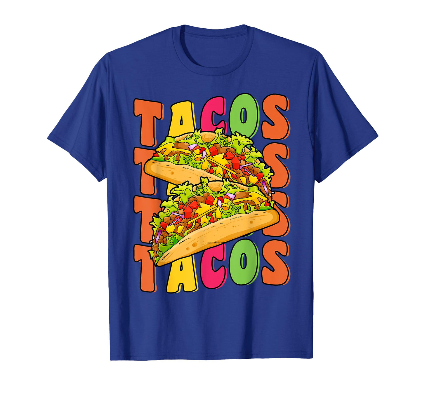Groovy Taco Tuesday Retro Funny Taco Lover Cinco De Mayo T-Shirt