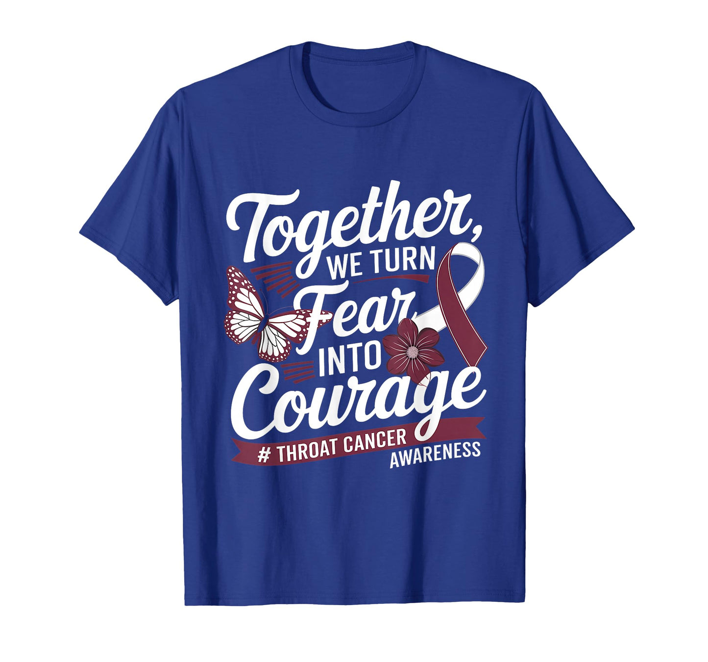 Throat Cancer Awareness Warrior Survivor T-Shirt
