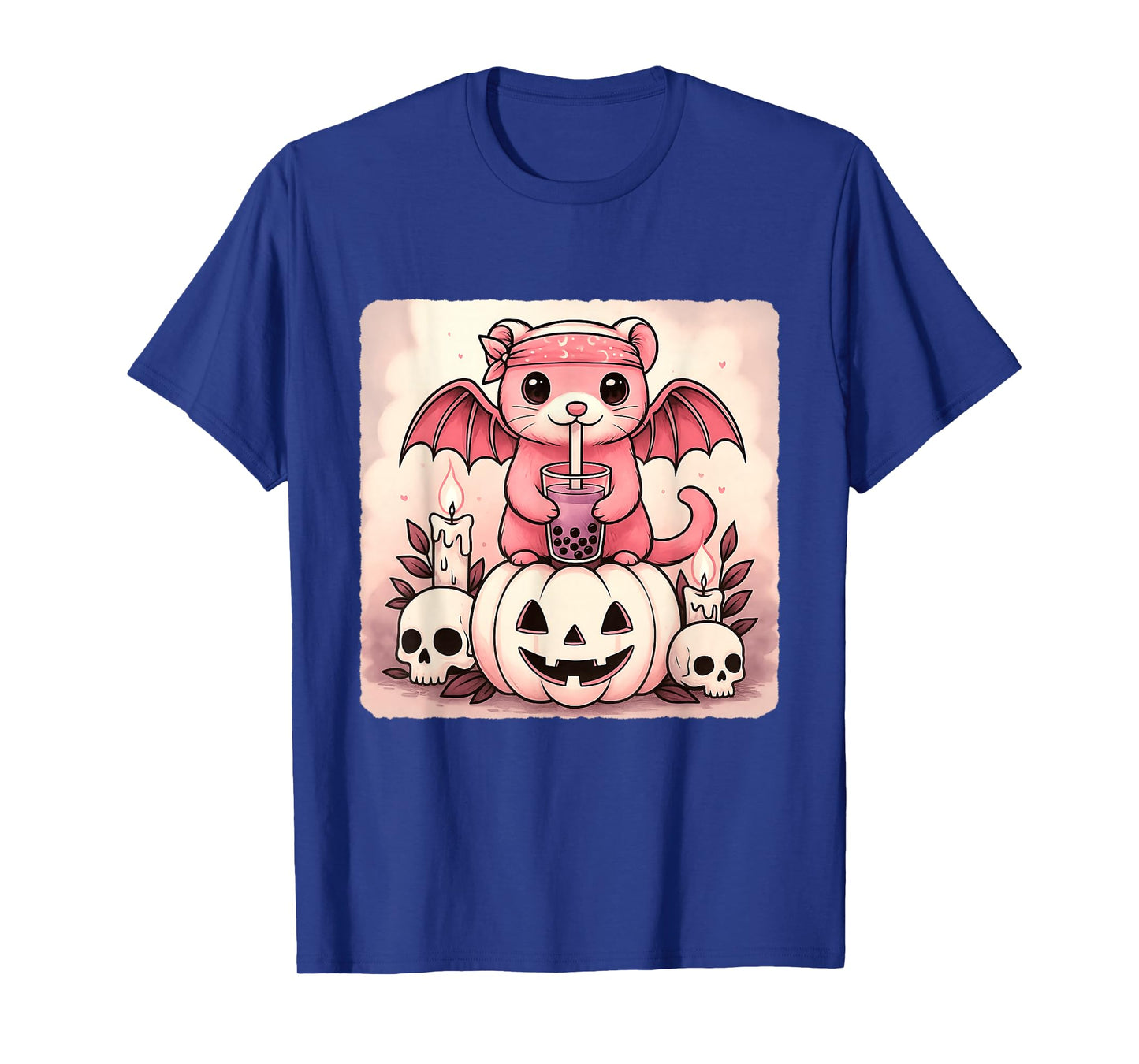 Ferret Bat Kawaii Pastel Goth Creepy Cute Skeleton T-Shirt