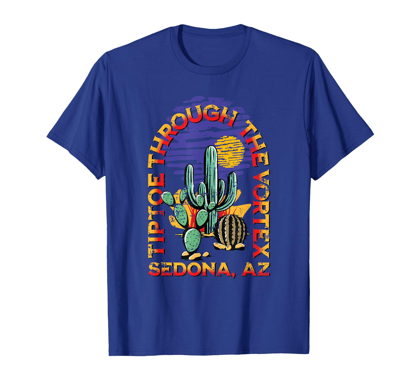 Fun Sedona AZ Distressed Design T-Shirt