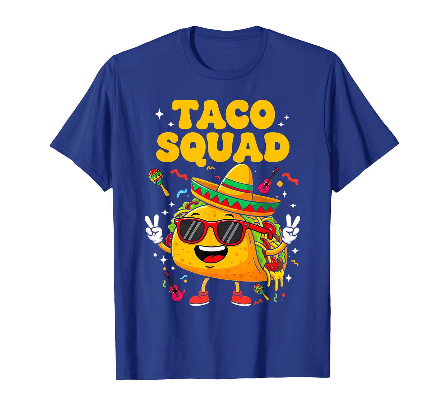 Taco Squad Cinco De Mayo Funny Mexican Food Costume T-Shirt