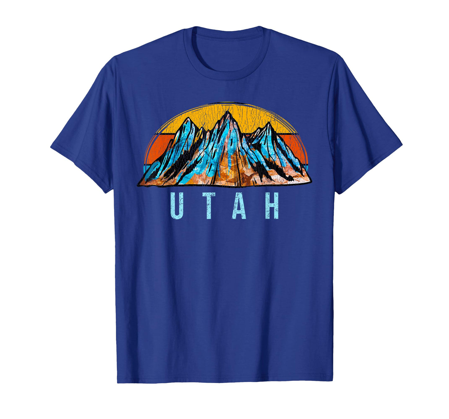 Vintage Utah | Retro Mountains Distressed T-Shirt