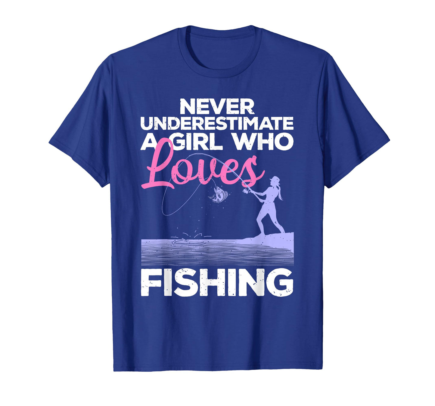 Cool Fishing For Women Girls Fisherman Fish Lure Saltwater T-Shirt
