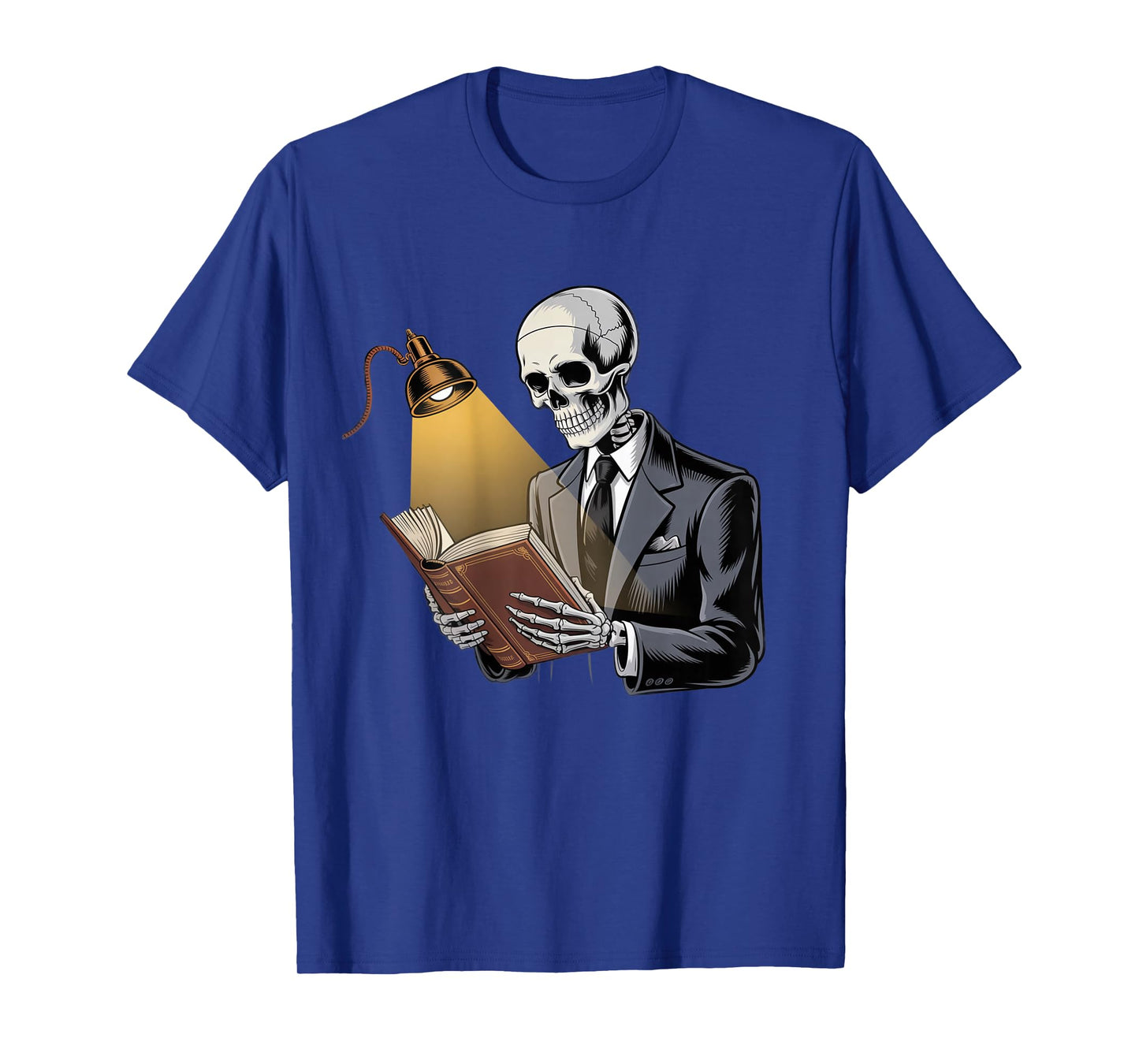 Backprinted Reader Skeleton Reading Memes Read Return Repeat T-Shirt