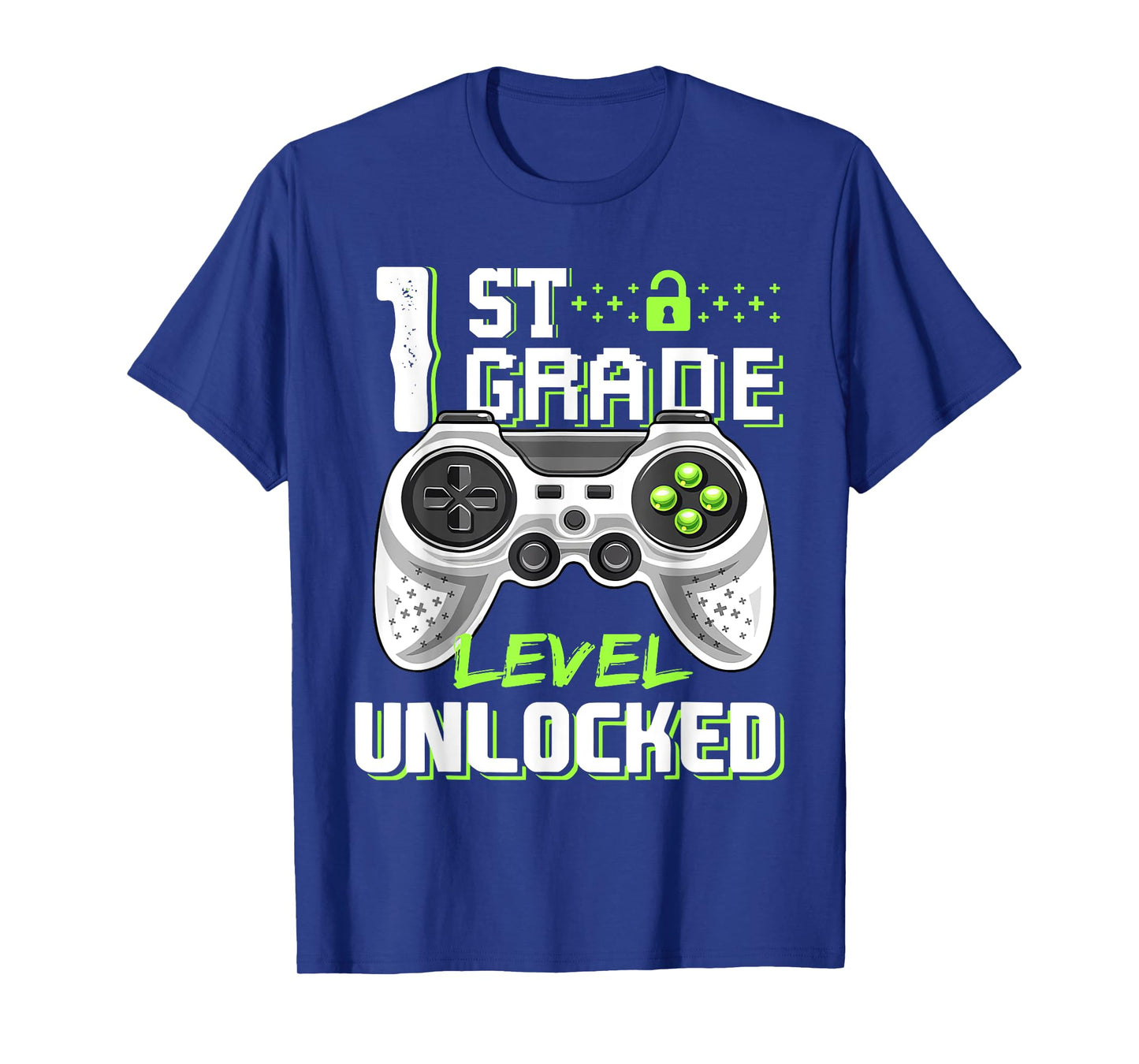 1st Grade Level Unlocked Gamer First Day Of School Boys T-Shirt