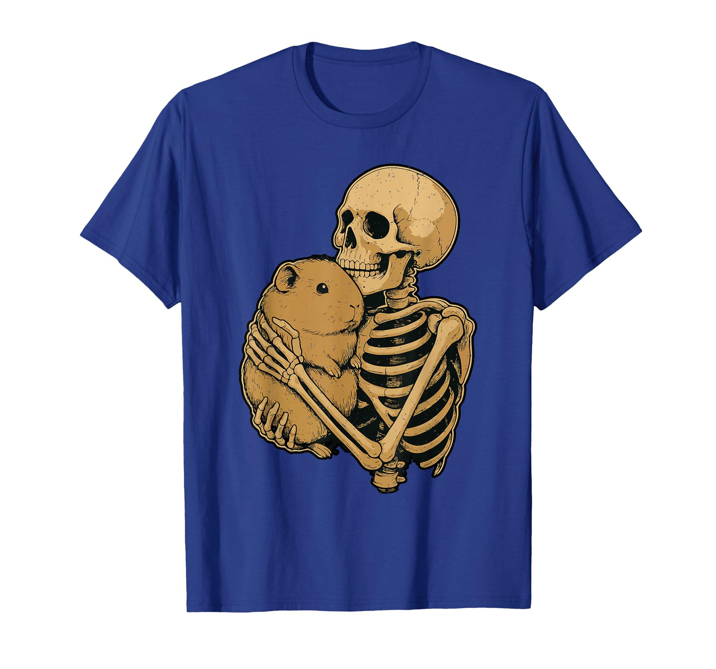 Skeleton Guinea Pig Halloween Rodent Animal Wildlife Spooky T-Shirt