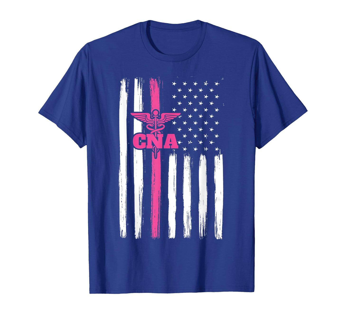 Vintage USA CNA Certified Nurse Assistant American Flag Women Men T-Shirt