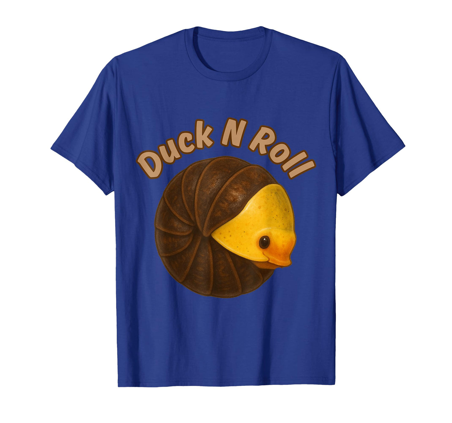 Duck N Roll β Funny Rubber Ducky Isopod Pun Design T-Shirt
