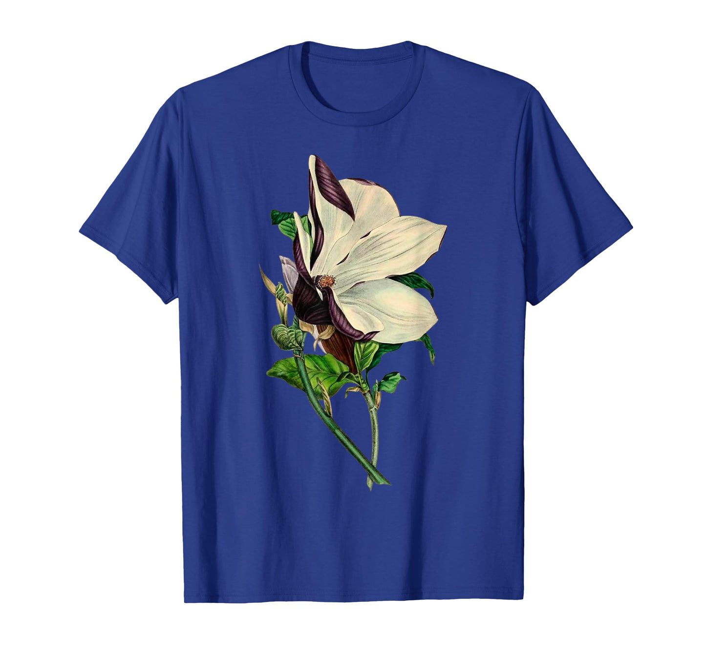 Elegant Orchid Flower Antique Plants Botanical Vintage Gift T-Shirt