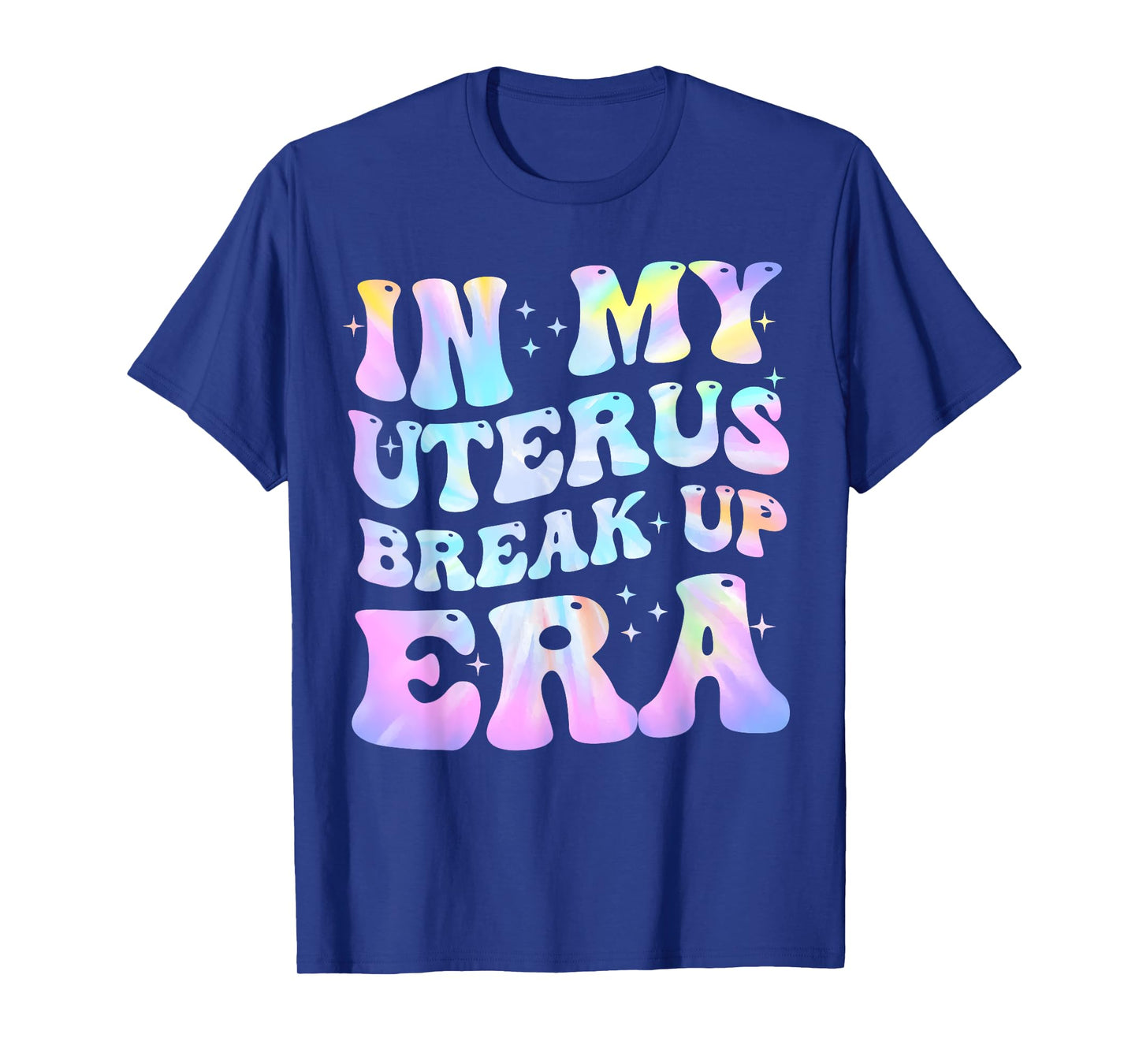 In My Uterus Break Up Era Groovy Hysterectomy Recovery T-Shirt