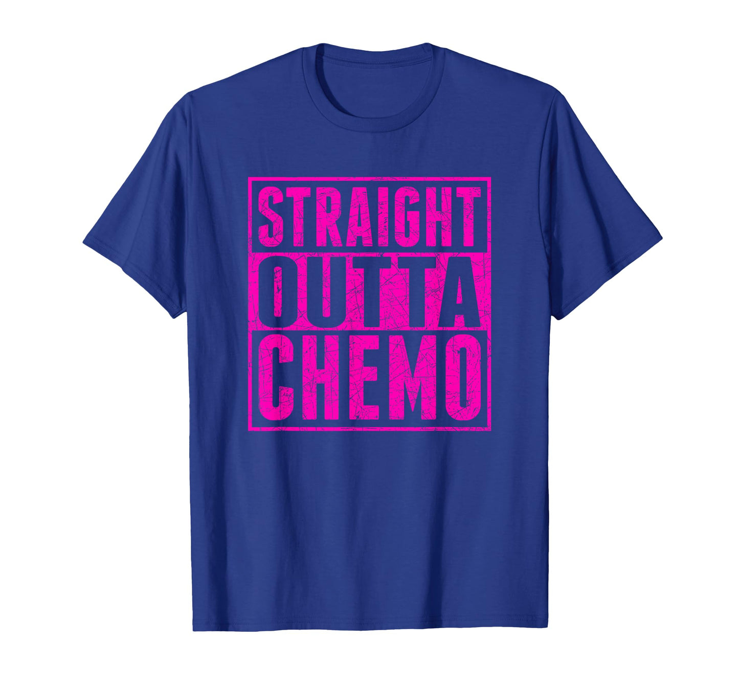 Straight Outta Chemo Breast Cancer Awareness T-Shirt