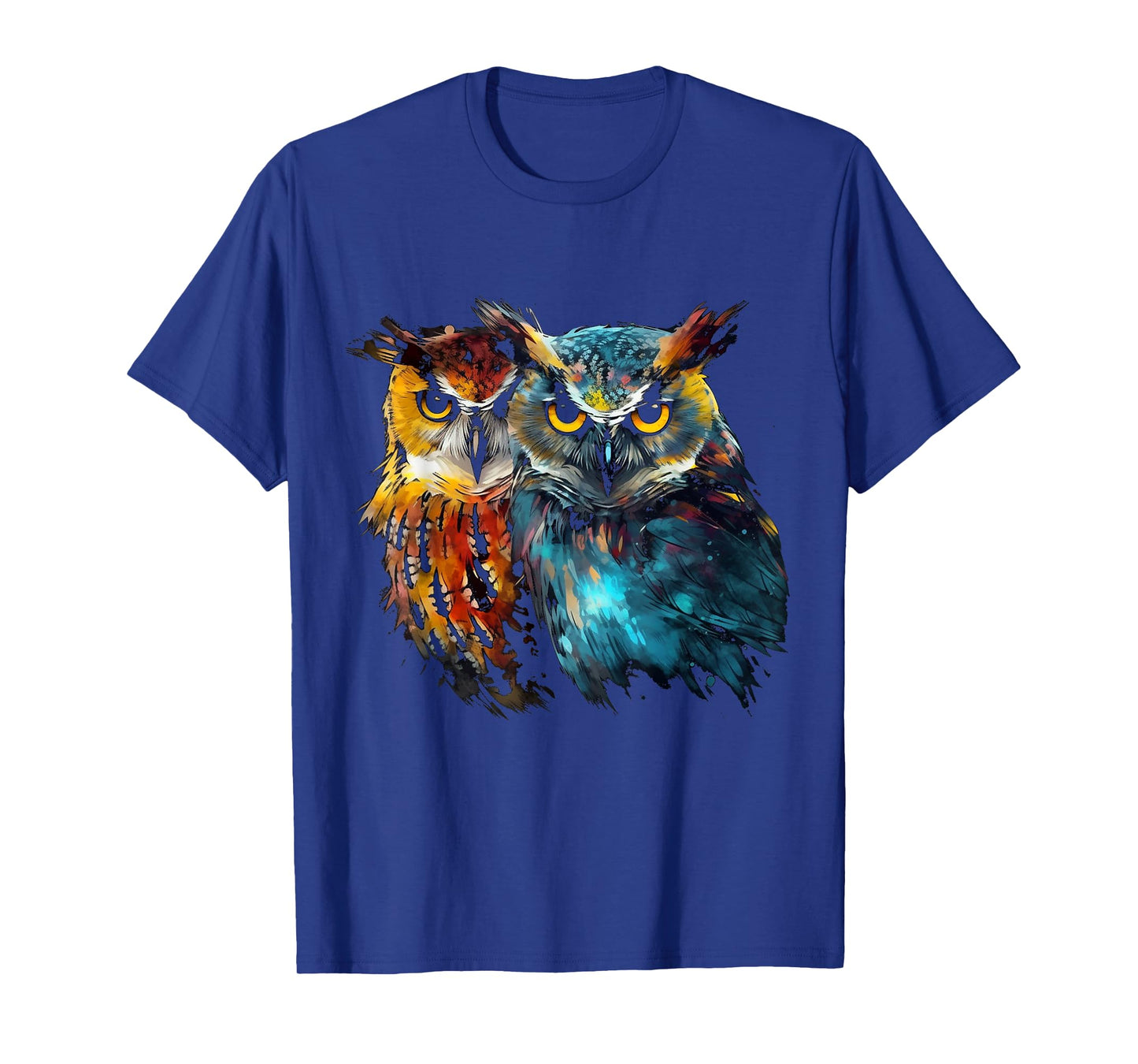 Owl Art - Animal Artwork Bird Owl T-Shirt