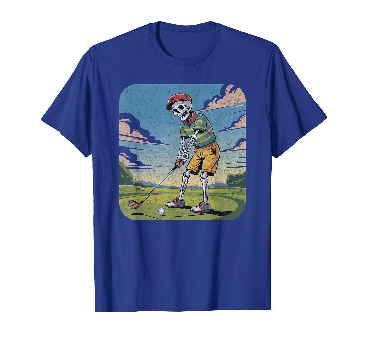 Funny Skeleton Golfer Design for Retired Golf Lovers T-Shirt